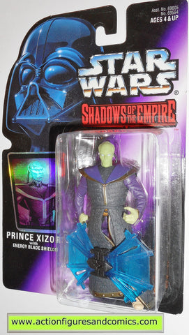 star wars action figures PRINCE XIZOR shadows of the empire hasbro toys moc