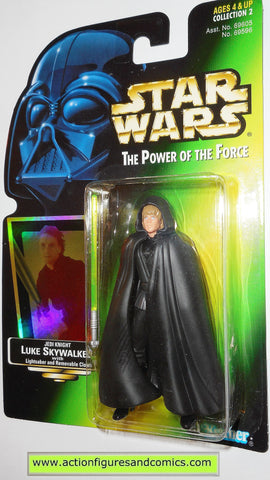 star wars action figures LUKE SKYWALKER JEDI KNIGHT .01 power of the force moc