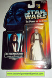 star wars action figures BEN OBI WAN KENOBI 1995 .00 long saber red card moc