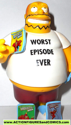 Simpsons COMIC BOOK GUY 2004 wave 15 wos playmates