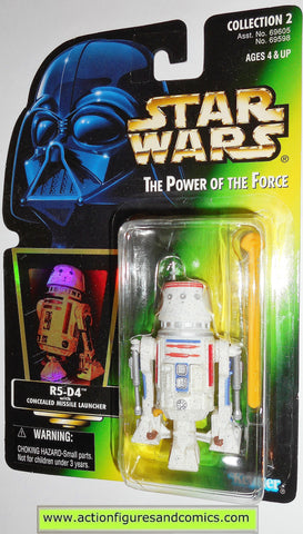 star wars action figures R5-D4 hologram green card power of the force 1996 hasbro toys moc mip mib