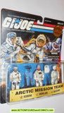 GI Joe ARCTIC MISSION TEAM iceberg snow job blizzard moc 1997 15th annivesary