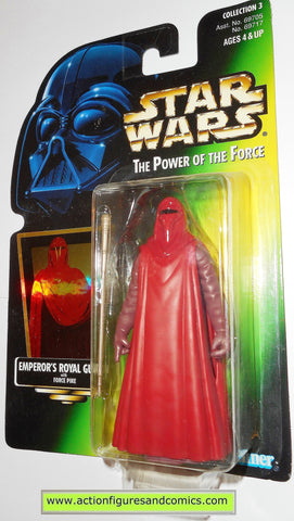 star wars action figures ROYAL GUARD EMPEROR'S power of the force 1997 hasbro toys moc mip mib