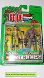 gi joe LADY JAYE vs IRON GRENADIER spy troops action figures hasbro moc mip mib