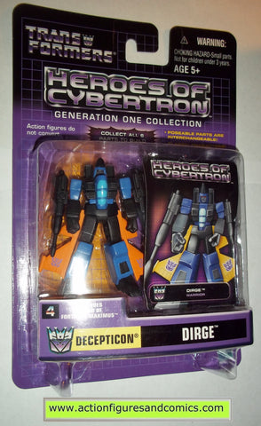 Transformers pvc DIRGE heroes of cybertron hoc hasbro toys action figures moc mip mib