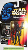 star wars action figures DEATH STAR GUNNER 1996 .00 red card power of the force toys moc