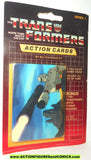 Transformers action cards MEGATRON aiming cannon trading card 1985