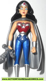 justice league unlimited WONDER WOMAN SILVER cape sword dc universe toy figure