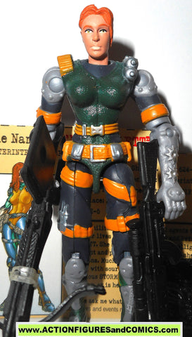 gi joe SCARLETT 2002 v2 agent vs cobra action figures complete hasbro toys