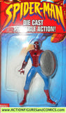 SPIDER-MAN Marvel die cast WEB SHIELD poseable action figure 2002 toybiz MOC