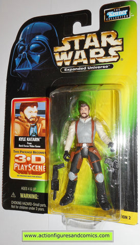 star wars action figures KYLE KATARN expanded universe hasbro toys moc