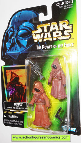 star wars action figures JAWAS .01 power of the force toys moc