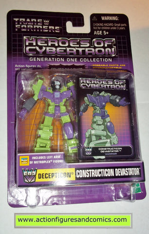 Transformers pvc DEVASTATOR CONSTRUCTICON heroes of cybertron hoc hasbro toys action figures moc mip mib