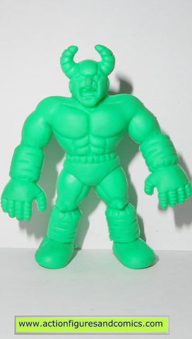 Kinnikuman Kinkeshi m.u.s.c.l.e TERRI-BULL Buffaloman 058 TEAL Japan muscle vintage bandai