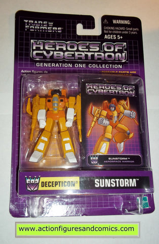 Transformers pvc SUNSTORM sdcc exclusive comic con heroes of cybertron moc