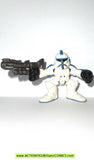 STAR WARS galactic heroes BLUE CLONE TROOPER episode II style complete