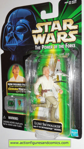 star wars action figures LUKE SKYWALKER t-16 model COMMTECH power of the force moc