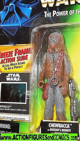 star wars action figures CHEWBACCA boushh bounty power of the force moc