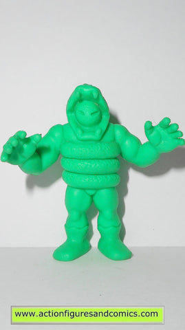 Kinnikuman Kinkeshi m.u.s.c.l.e SNAKEMAN 084 TEAL Japan muscle vintage bandai