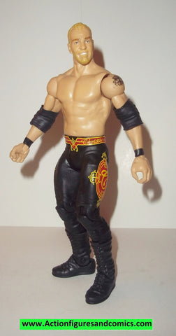 Wrestling WWE action figures CHRISTIAN red gold mattel