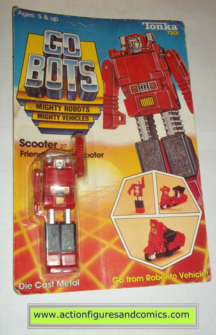 gobots SCOOTER mr-27 1984 tonka ban dai toys action figures moc mip mib vintage transformers