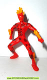 Marvel Heroes HUMAN TORCH 2.5 inch miniature poseable action figures 2005 toy biz universe