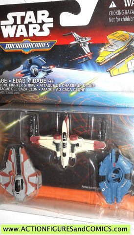 star wars micromachines ARC-170 FIGHTER droid tri fighter kenobi jedi interceptor moc