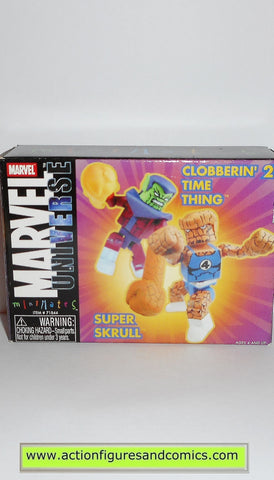 minimates THING Clobberin time SUPER SKRULL marvel universe fantastic four 4 action figures moc mip mib