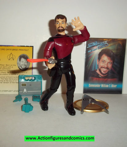 Star Trek COMMANDER RIKER second sesaon uniform playmates complete action figures