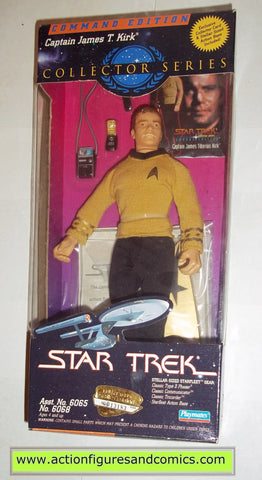 Star Trek CAPTAIN JAMES T KIRK trading card 9 inch playmates toys action figures moc mip mib