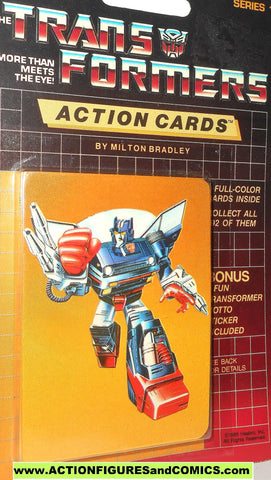 Transformers action cards SKIDS autobot trading card 1985
