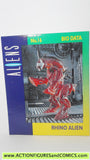 Aliens vs Predator kenner RHINO ALIEN UK exclusive trading card 1994action figures