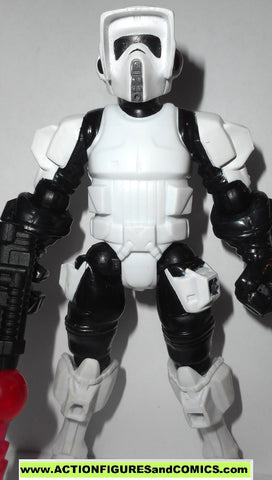 STAR WARS Hero Mashers BIKER SCOUT trooper return of the jedi 6 inch toy figure