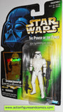 star wars action figures STORMTROOPER green card power of the force 1997 .01 green card hasbro toys moc