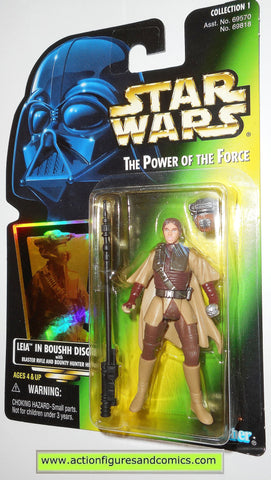 star wars action figures BOUSHH PRINCESS LEIA power of the force hasbro toys moc