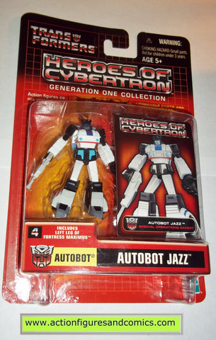 Transformers pvc JAZZ AUTOBOT heroes of cybertron hoc hasbro toys action figures moc mip mib