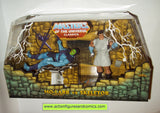 Masters of the Universe MO-LARR vs SKELETOR sdcc he-man motu action figures mib moc mip