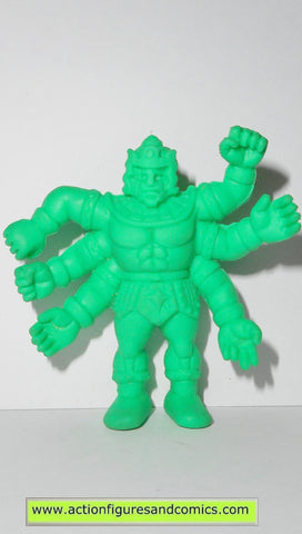 Kinnikuman Kinkeshi m.u.s.c.l.e ASHURAMAN B 070 TEAL Japan muscle vintage bandai