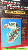 Transformers action cards RATCHET medic ambulance autobot trading card 1985