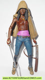 The Walking Dead MICHONNE FLASHBACK zombie heads variant mcfarlane toys action figures