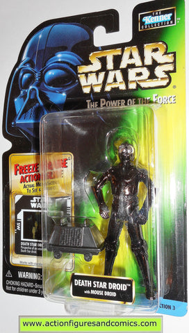 star wars action figures DEATH STAR DROID mouse power of the force moc