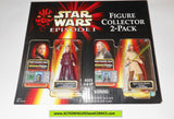 star wars action figures 2 PACK Queen Amidala Qui Gon Jinn episode I 1999
