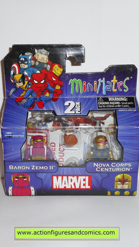 minimates BARON ZEMO II 2 NOVA CORPS CENTURION marvel universe action figures moc mip mib