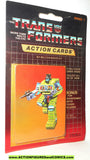 Transformers action cards CONSTRUCTICON BONECRUSHER devastator trading card 1985