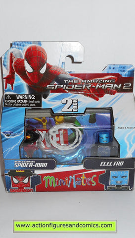minimates SPIDER-MAN battle damaged ELECTRO amazing movie marvel universe moc mip mib