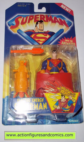 Superman the animated series ELECTRO ENERGY kenner toys action figures moc mip mib