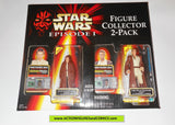star wars action figures 2 PACK ANAKIN SKYWALKER OBI WAN KENOBI episode I 1999
