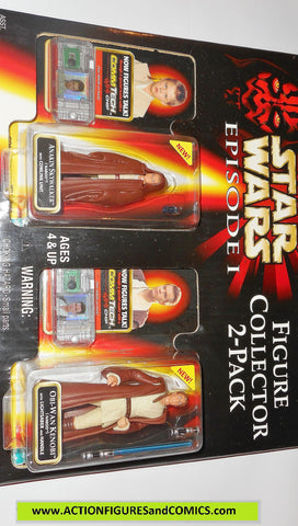 star wars action figures 2 PACK ANAKIN SKYWALKER OBI WAN KENOBI episode I 1999