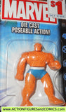 Marvel die cast THING poseable action figure 2002 toybiz fantastic four 4 MOC