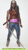 The Walking Dead MICHONNE FLASHBACK zombie heads variant mcfarlane toys action figures